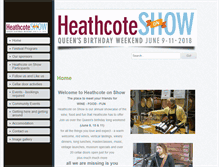 Tablet Screenshot of heathcoteonshow.com.au